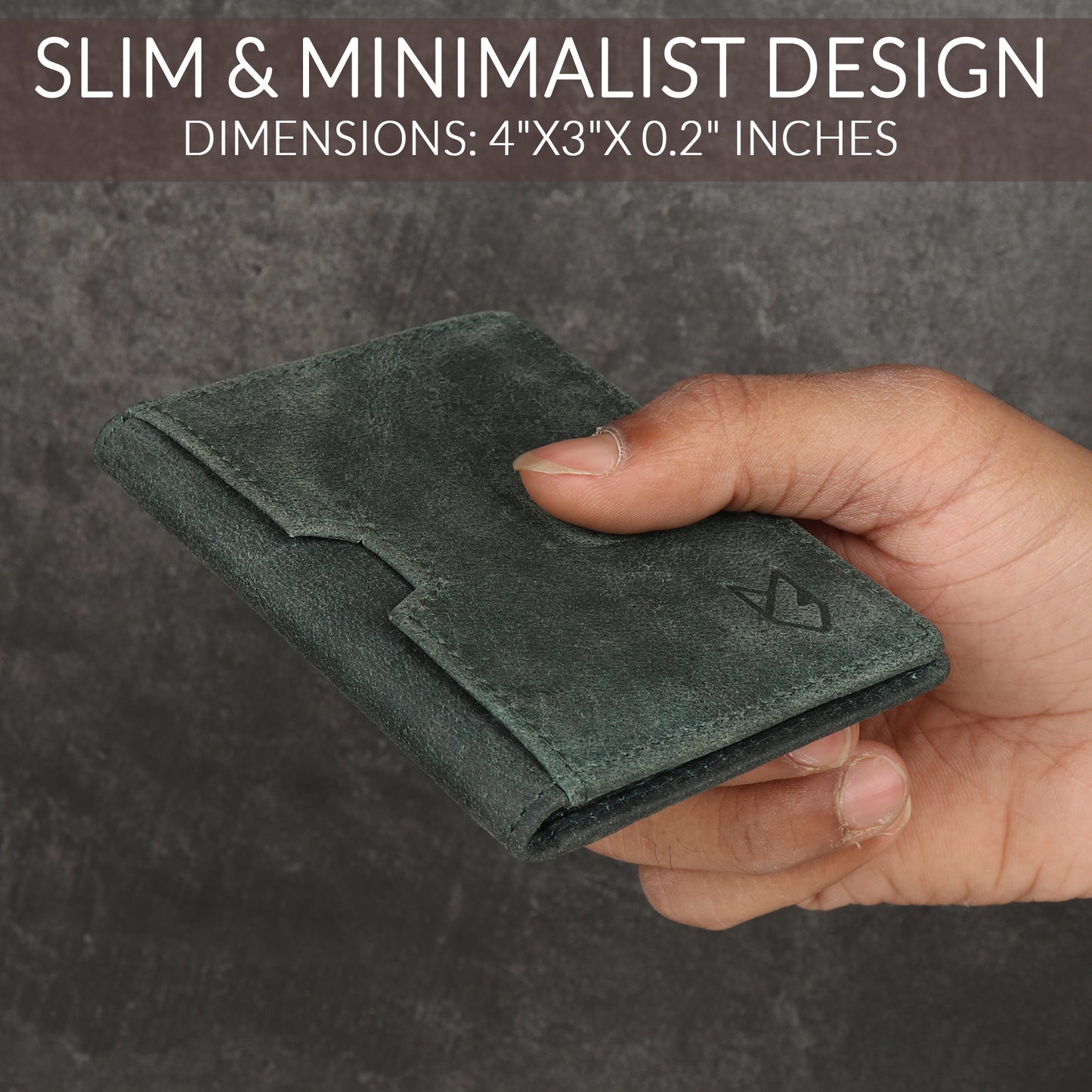 Front Pocket Leather Wallet