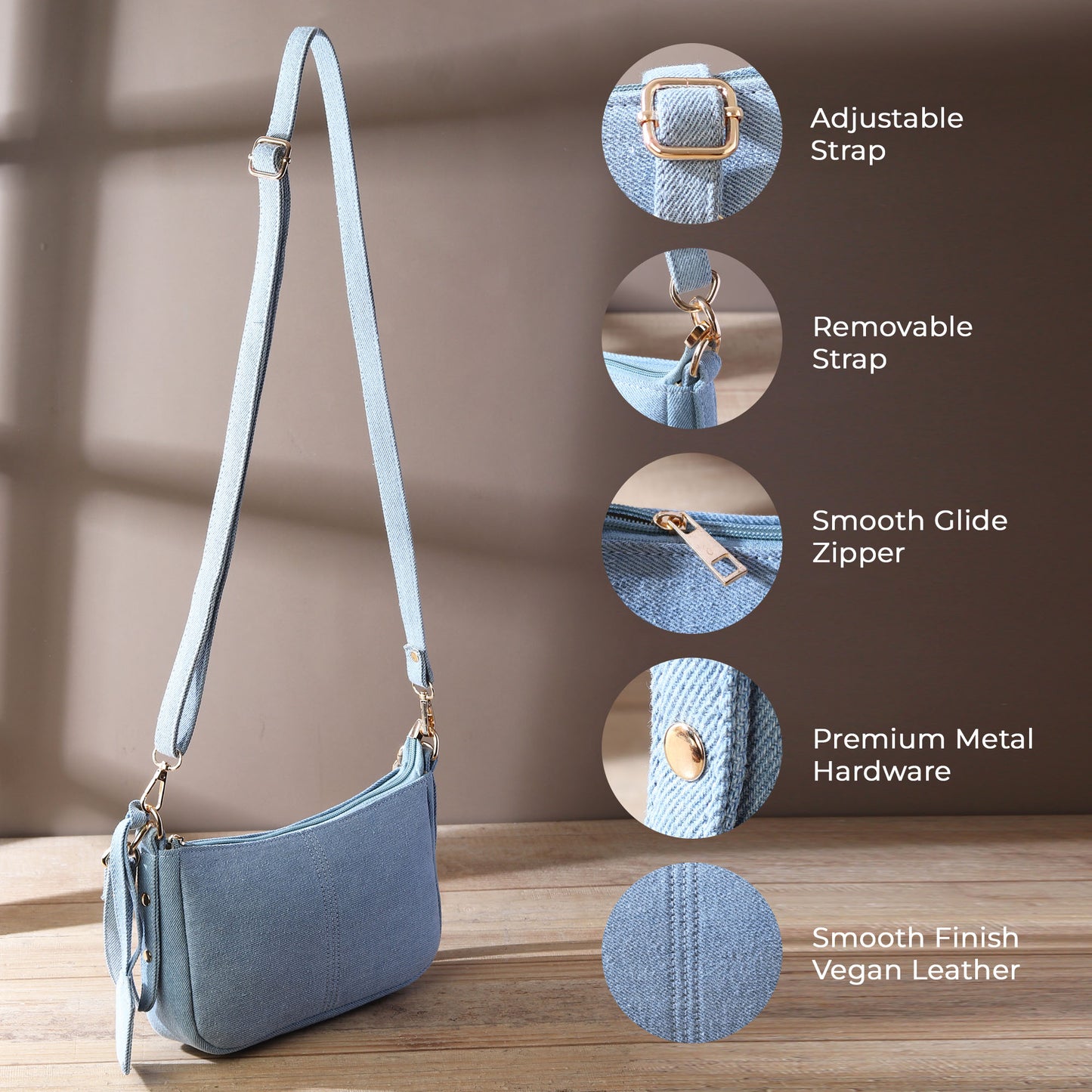 Baguette Bag with Long Sling