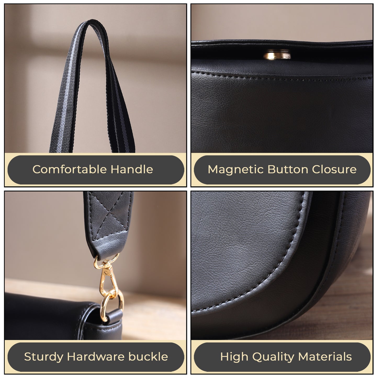 Elegant Crossbody Bag with Adjustable Strap