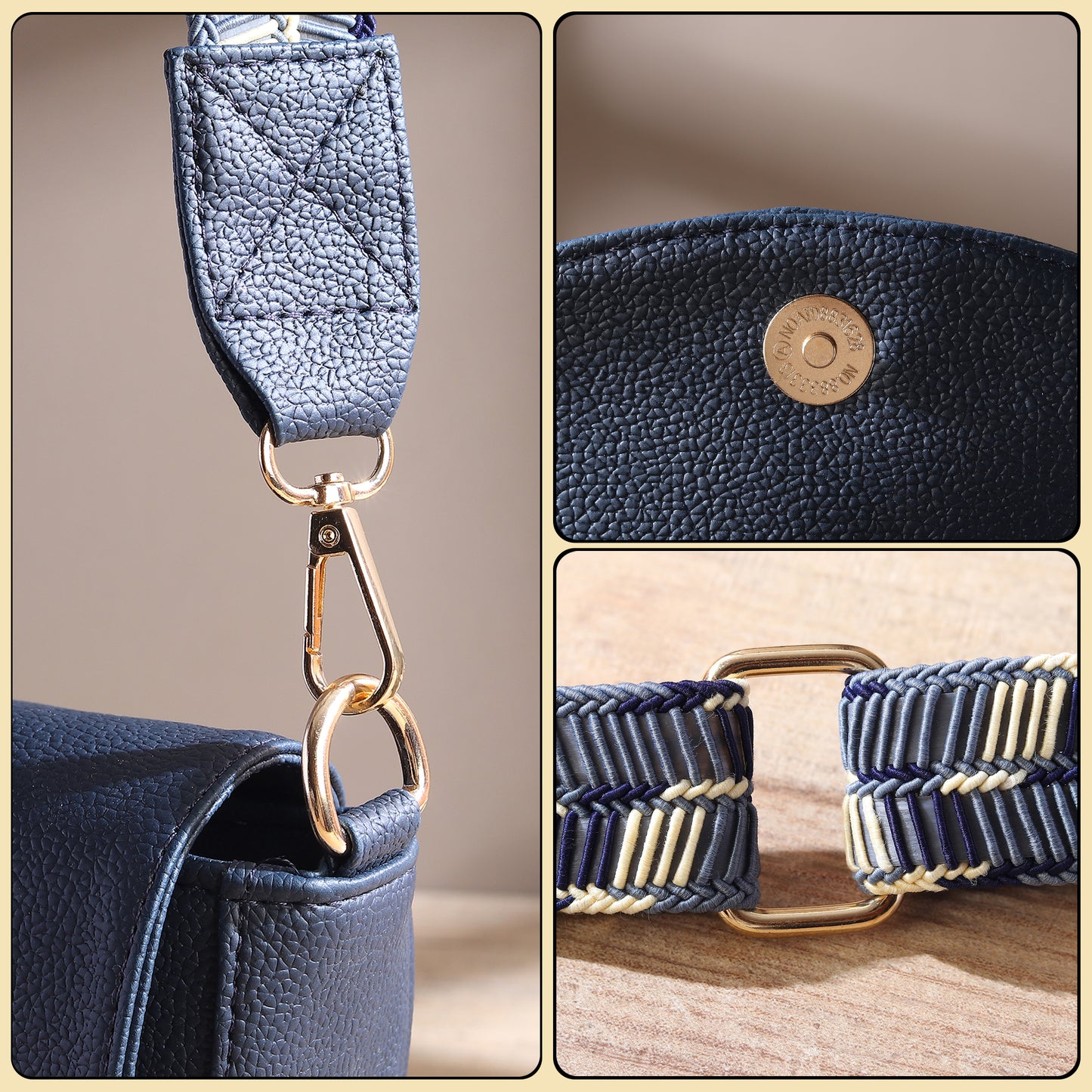 Elegant Crossbody Bag with Adjustable Strap
