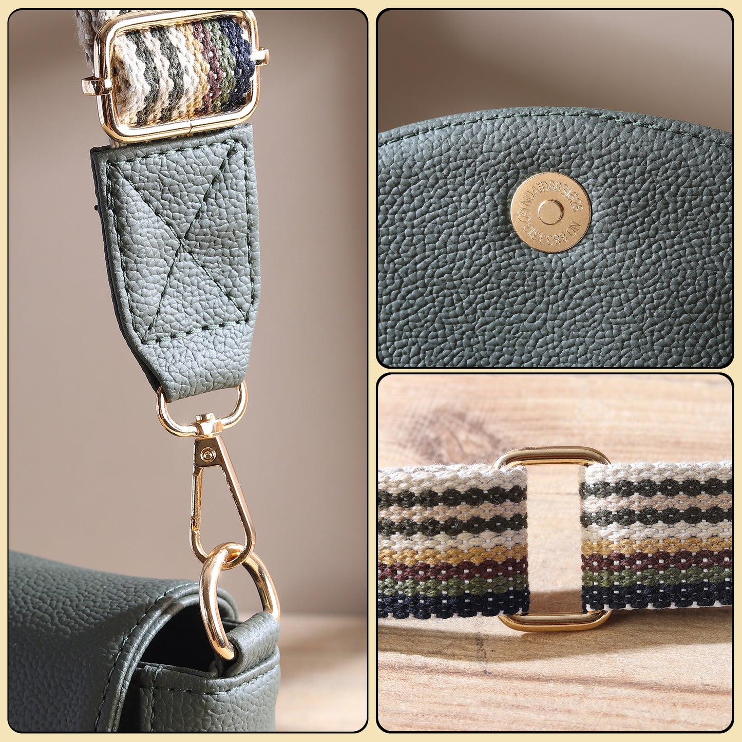 Elegant Crossbody Bag with Adjustable Strap