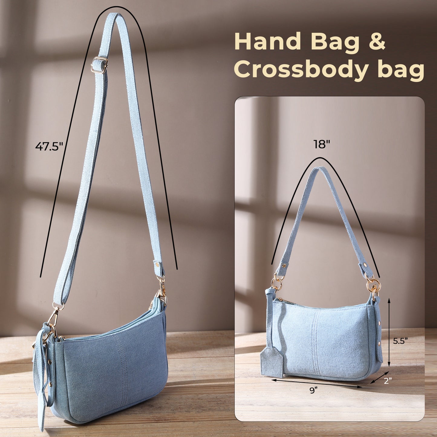 Baguette Bag with Long Sling