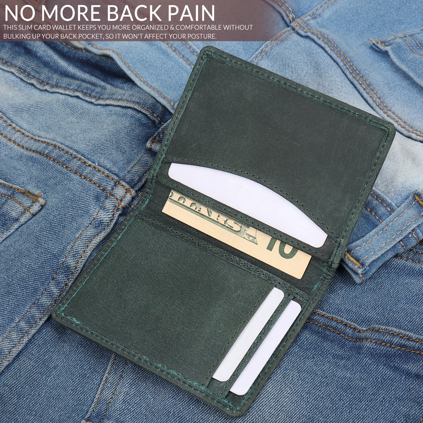 Front Pocket Leather Wallet