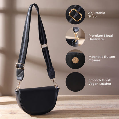 Elegant Crossbody Bag with Adjustable Strap