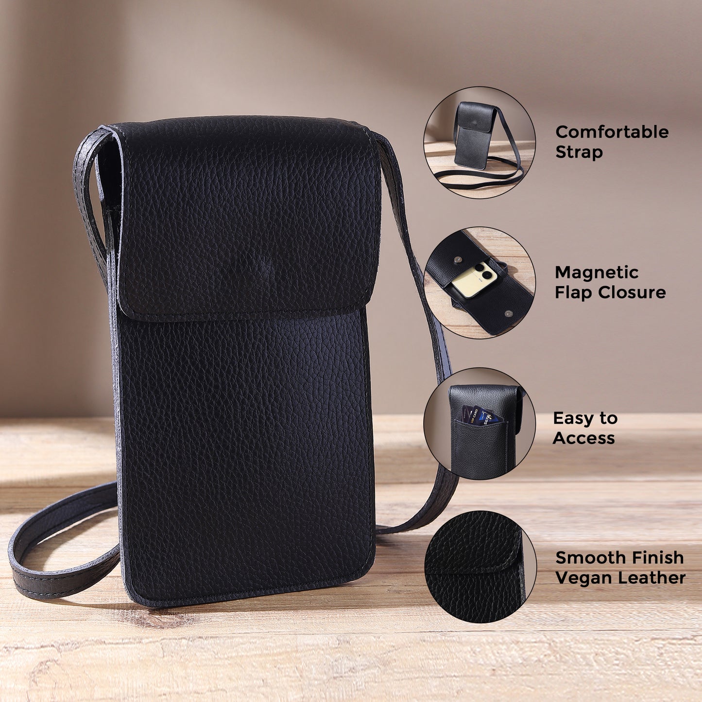 Mobile Crossbody Sling Bag | Wallet