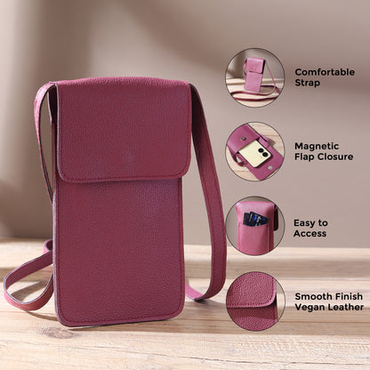 Mobile Crossbody Sling Bag | Wallet