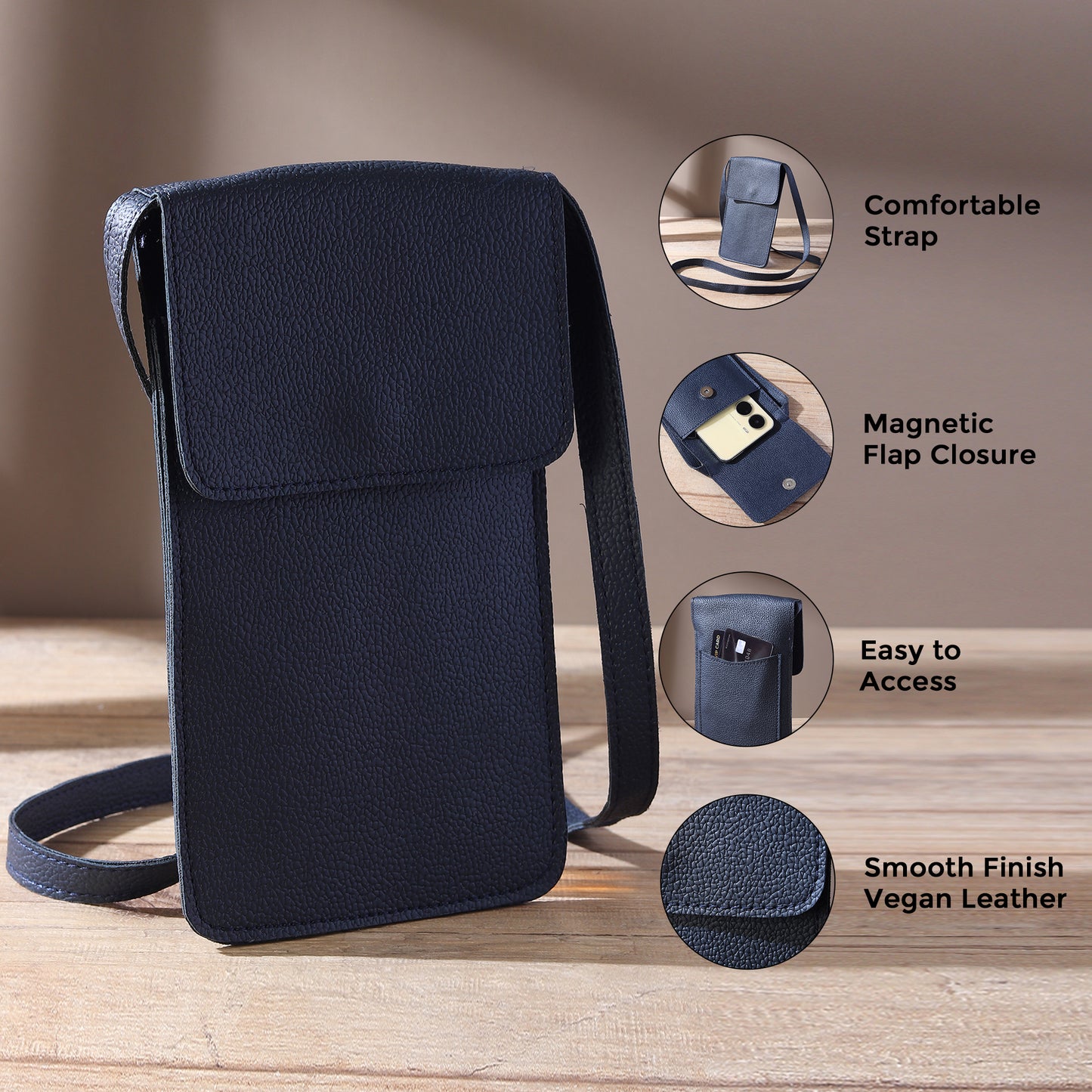 Mobile Crossbody Sling Bag | Wallet