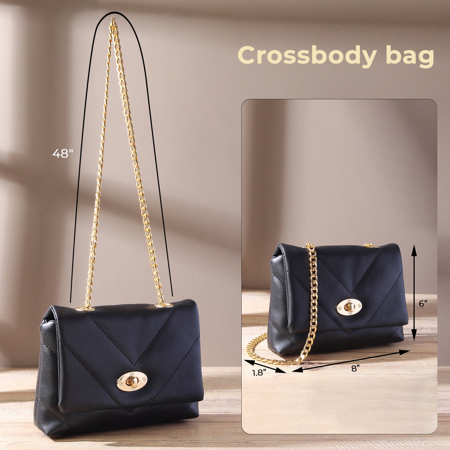 Quilted Small Sling Bag