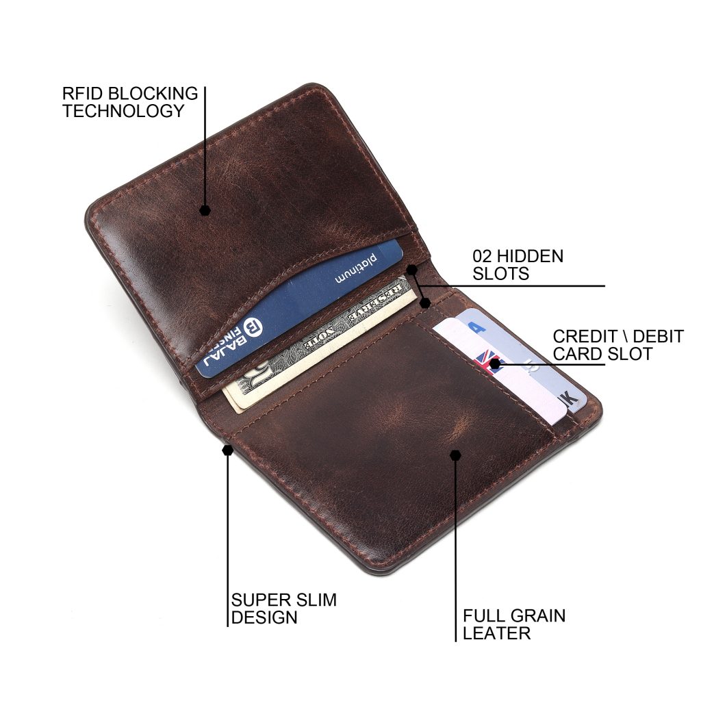 Minimalist Card Holder Wallet - FOXHACKLE